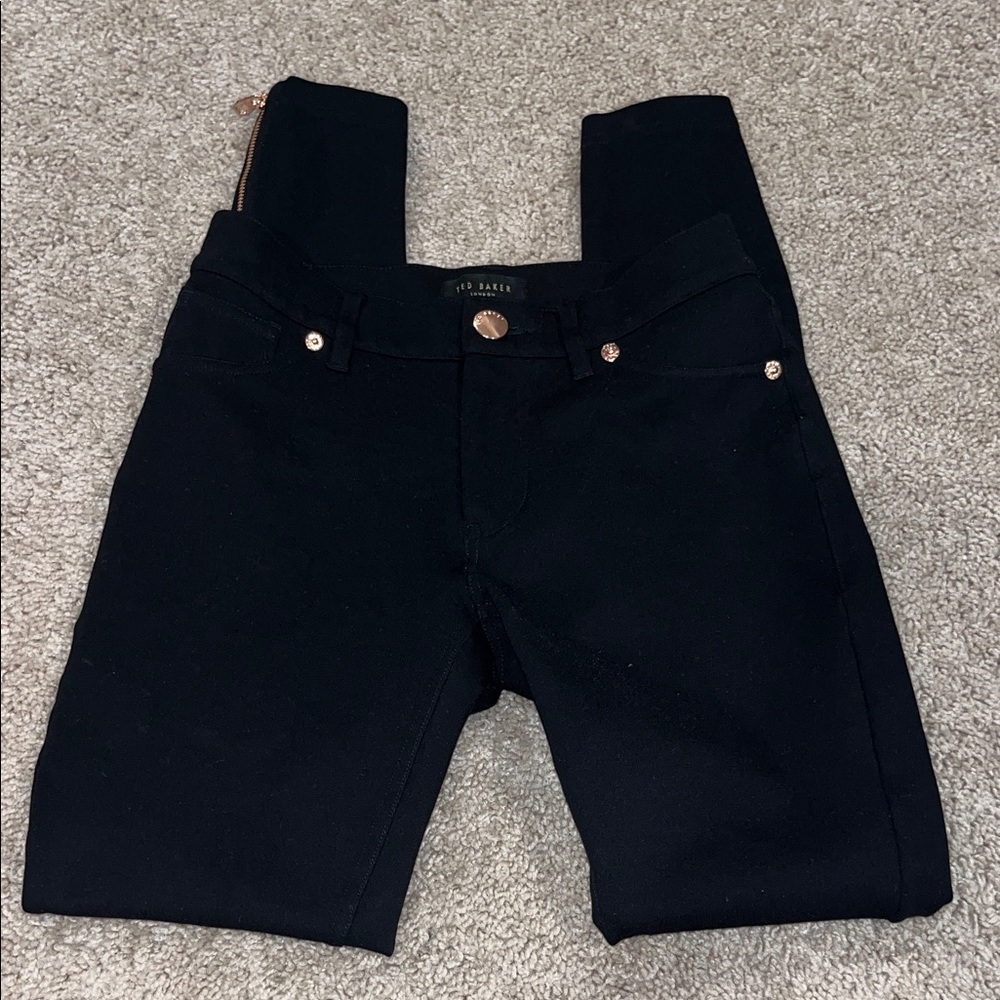 TED BAKER LONDON Zipper ankle skinny pants